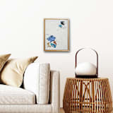 "See The Blue In White" - Original Painting in blue by AlisonJerry