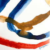 "Primary Lines 3" - Original Painting in multicolor by Mary Gaspar