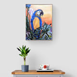 "Wild Sunrise" - Original Painting in multicolor by The Savage Label