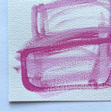 "Hyacinth" - Original Painting in pink by bari wieselman schulman