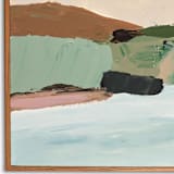 "Muted Seascape Series 1" - Original Painting in multicolorassorted-colors by Caryn Owen