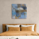 "Oceanside" - Original Painting in blue by Alix Baldwin