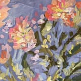 "“Nothing Good Grows Easy” - 16.5 x 19.5 - Original Painting" - Original Painting in multicolor by Sarah Mankin