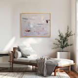 "Lingering Gray Traces" - Original Painting in gray by Shina Choi