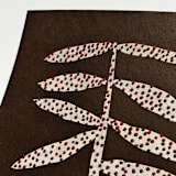 "Knotted Leaves #2" - Original Painting in brown by Alisa Galitsyna