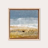 "Coastal Calm 1" - Original Painting in blue by Lara Eckerman