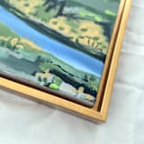 "Green River Bend" - Original Painting in multicolorassorted-colors by Green Barn Studio