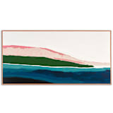 "Pink Seascape Series" - Original Painting in pink by Caryn Owen