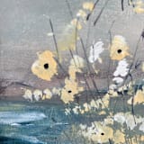 "Yellow meadow" - Original Painting in multicolorassorted-colors by Lindsay Megahed
