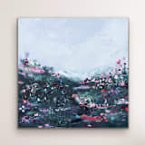"As the Memories and Seconds Pass By Coastal Wildflower Painting" - Original Painting in multicolor by Jocelyn Elizabeth
