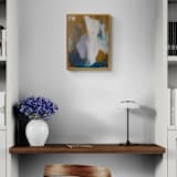 "Prophecy" - Original Painting in blue by Alix Baldwin