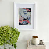 "balancing act" - Original Painting in multicolorassorted-colors by Mary Gaspar