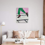 "Strut" - Original Painting in multicolorassorted-colors by Nicole Simms