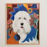 "Luna" - Original Painting in multicolorassorted-colors by CONNIE COLLUM