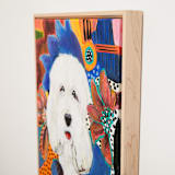 "Luna" - Original Painting in multicolorassorted-colors by CONNIE COLLUM