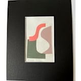 "Potential containers" - Original Painting in green by Bethania Lima