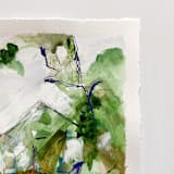 "Into the Green, Floral Painting" - Original Painting in multicolor by Suzanna Toole