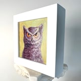 "Stare Down, Original Acrylic Painting" - Original Painting in multicolorassorted-colors by Carol C. Young