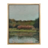 "Kyiv" - Original Painting in blue by Wendy Keller