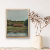 "Kyiv" - Original Painting in blue by Wendy Keller