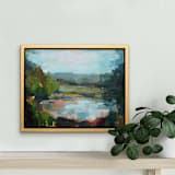 "Tropics" - Original Painting in green by Wendy Keller