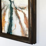 "Crevasse" - Original Painting in white by Wendy Keller