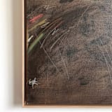 "Room 405" - Original Painting in brown by Shiho Whitehead