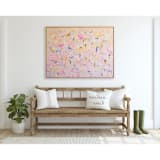 "Pink Aura Bloom" - Original Painting in pink by Shina Choi