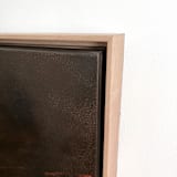 "Room 704" - Original Painting in brown by Shiho Whitehead