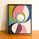 "Quixotic III" - Original Painting in multicolor by Renée Stramel