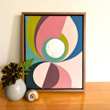 "Quixotic III" - Original Painting in multicolor by Renée Stramel