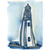 "Shine a Light Bright Enough to Dispel the Darkness" - Original Painting in blue by Golden Lines and Silver Linings