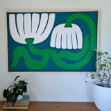 "Turning Light- Original Acrylic Painting" - Original Painting in multicolor by Kate Sowinski