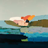 "Mauna Loa Series" - Original Painting in multicolorassorted-colors by Caryn Owen