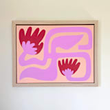 "Shared Stem- Original Acrylic Painting" - Original Painting in multicolor by Kate Sowinski