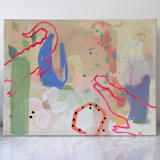 "Delta" - Original Painting in multicolorassorted-colors by Nicole Simms