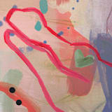 "Delta" - Original Painting in multicolorassorted-colors by Nicole Simms