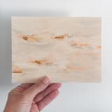 "Mesmerizing sky" - Original Painting in brown by Lucrecia Caporale