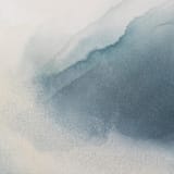 "Breathing Under Water" - Original Painting in blue by Rebecca King