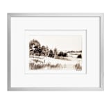 "Across The Fields ll" - Original Painting in black by AlisonJerry