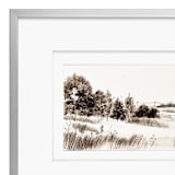 "Across The Fields ll" - Original Painting in black by AlisonJerry