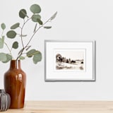 "Across The Fields ll" - Original Painting in black by AlisonJerry