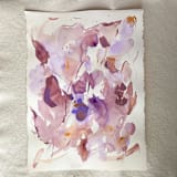 "A Rare Thing" - Original Painting in purple by Suzanna Toole