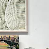 "Life Surrounds Life" - Original Painting in green by Heidi Lowell