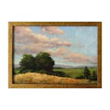 "Heber Valley" - Original Painting in green by Wendy Keller