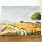 "Nature's Beauty Acrylic Original Painting" - Original Painting in brown by Lucrecia Caporale