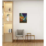 "Forest Festival" - Original Painting in brown by Jessalin Beutler