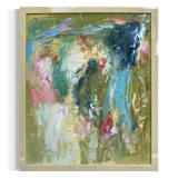 ""Every Good Thing" - 18 x 21 - Framed Original Painting" - Original Painting in multicolor by Sarah Mankin