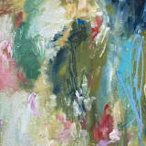 ""Every Good Thing" - 18 x 21 - Framed Original Painting" - Original Painting in multicolor by Sarah Mankin