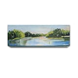 "Sunset Lake" - Original Painting in multicolor by AlisonJerry